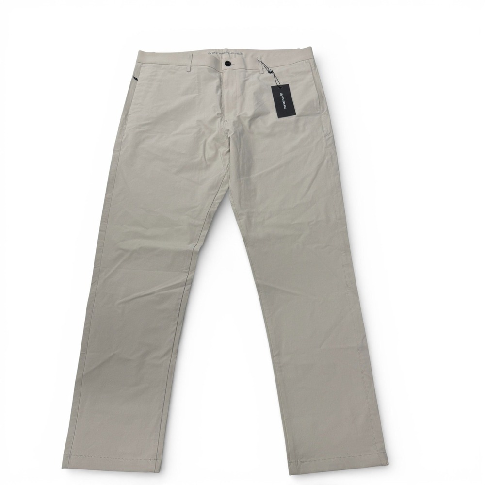 Western Rise Evolution Chino Pants Mens 40x32 NWT Beige Stretch Stain‎ Resistant
